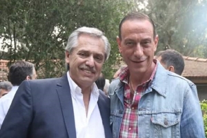 Alberto Fernández y Gustavo Arrieta. 