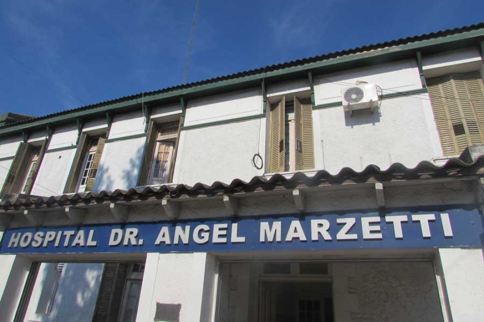En el Hospital Marzetti se le hicieron los primeros análisis al recién nacido. 