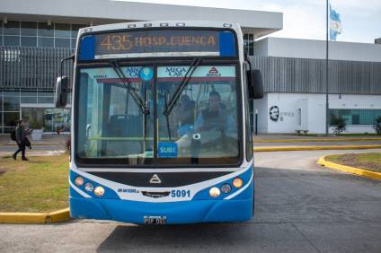 Ya funciona el nuevo servicio que una el Hospital Cuenca y Alejandro Korn