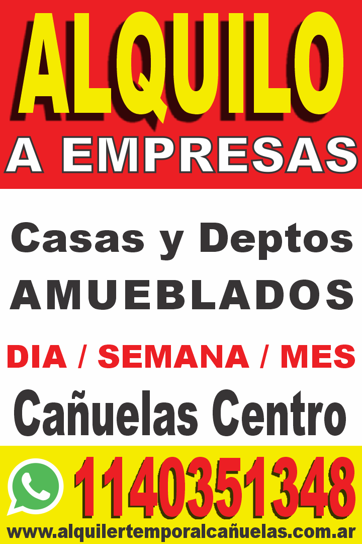 Alquiler Temporal Cañuelas