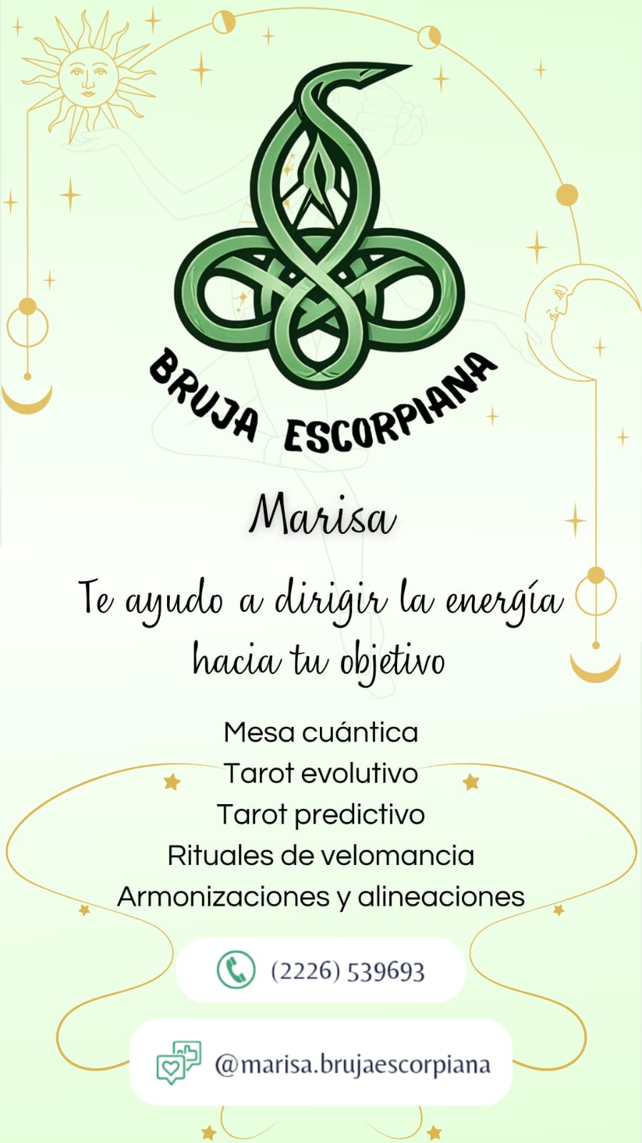 Bruja escorpiana Marisa