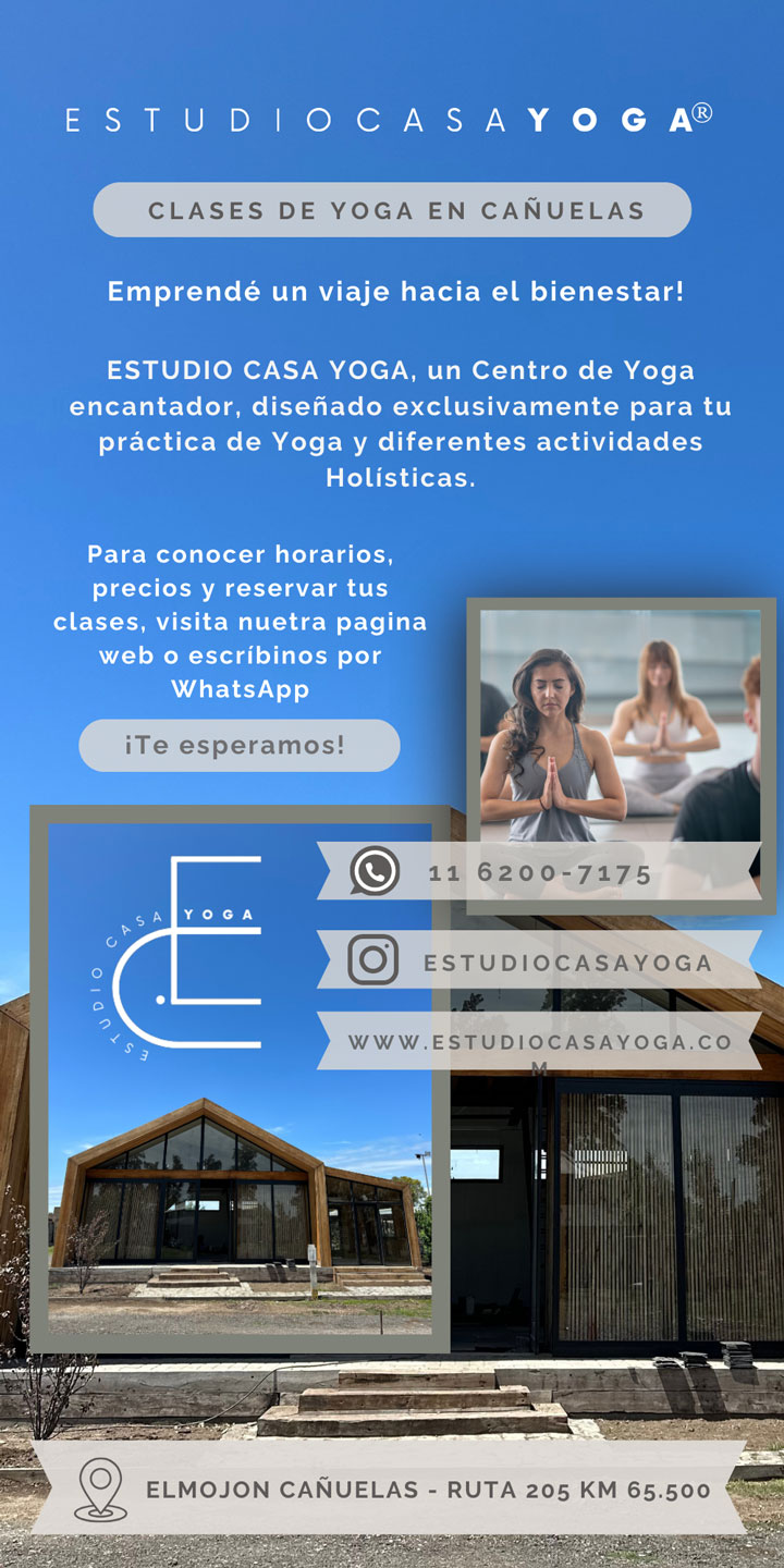 Aviso "Casa Yoga" Cañuelas