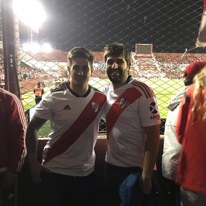 Facundo (der.), ingresó con un amigo a los 30' del PT.