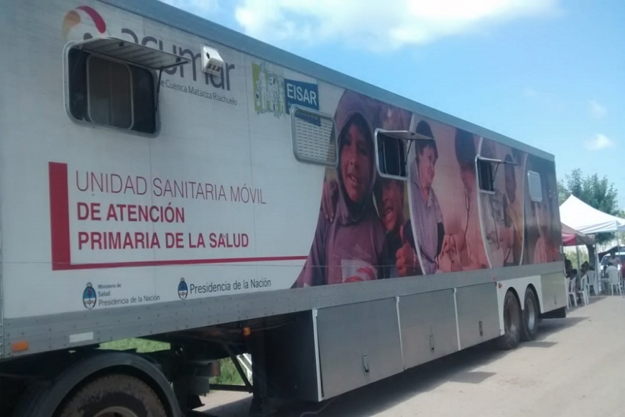 Operativo de sanidad en el Barrio La Unión