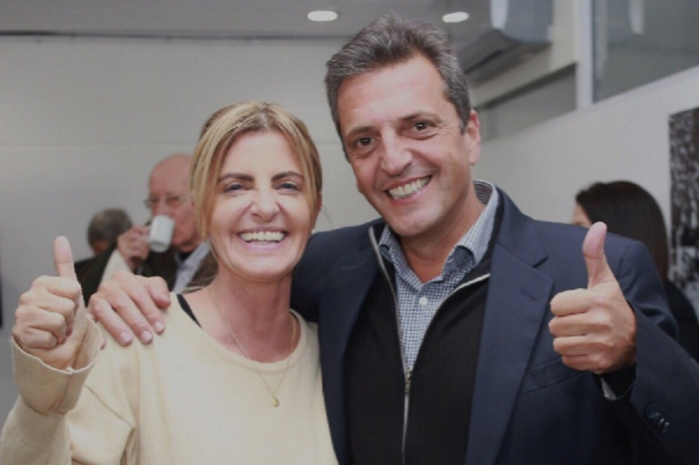 Marisa Fassi y Sergio Massa. 