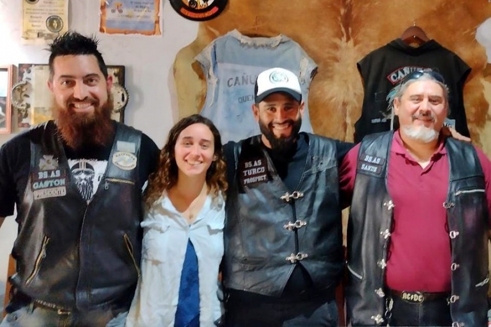 Gastón, Rocío, Ricardo, y Matías.