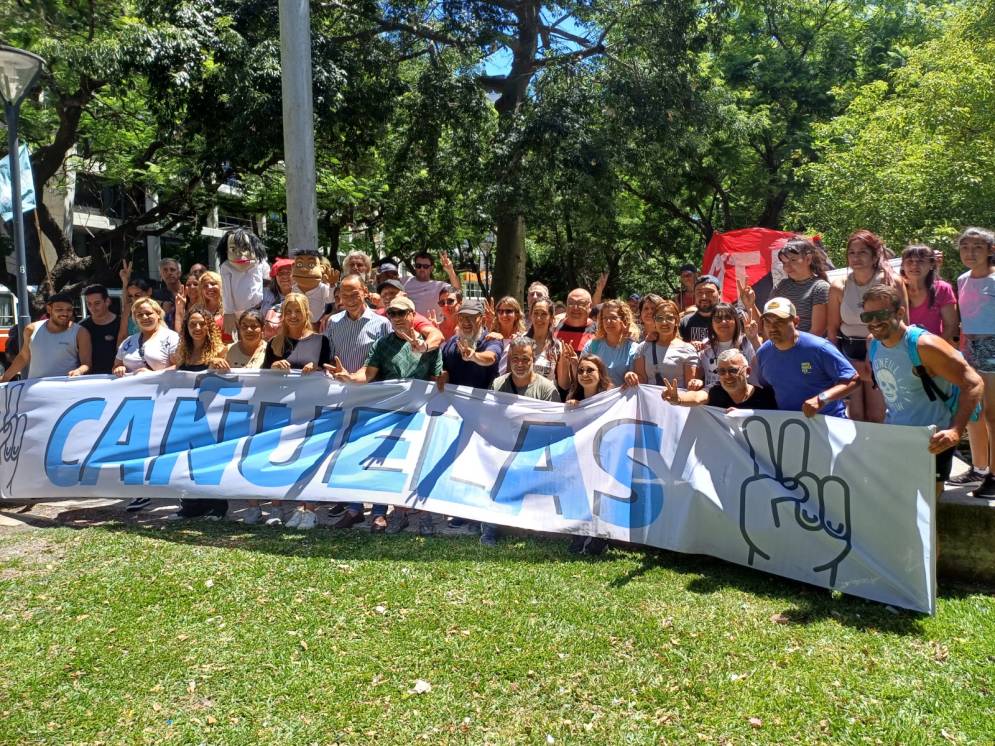 Una de las columnas de Cañuelas se reunió en 9 de Julio e Independencia.