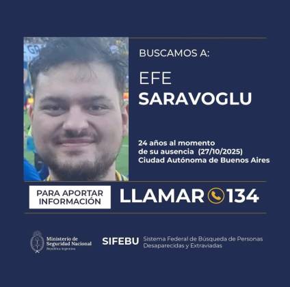 Era buscado hace un mes: fue hallado sin vida al costado de la ruta 3