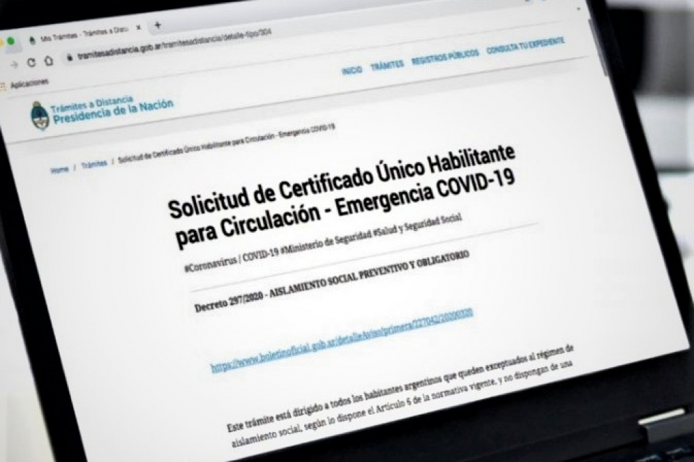 Ya está disponible la página para tramitarlo.