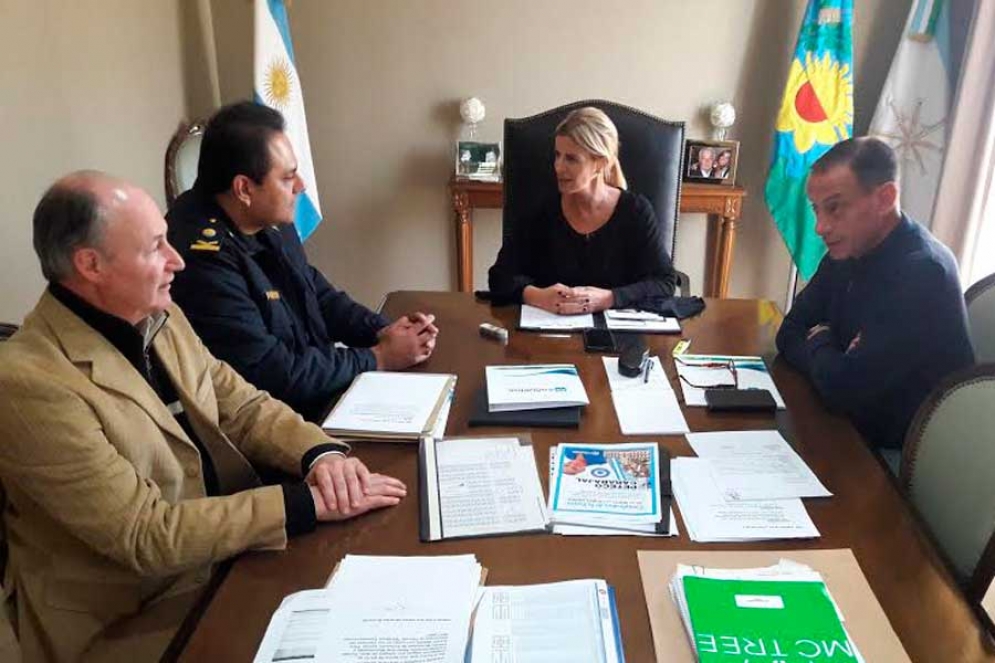 La intendenta Fassi recibió al nuevo titular de la Departamental San Vicente