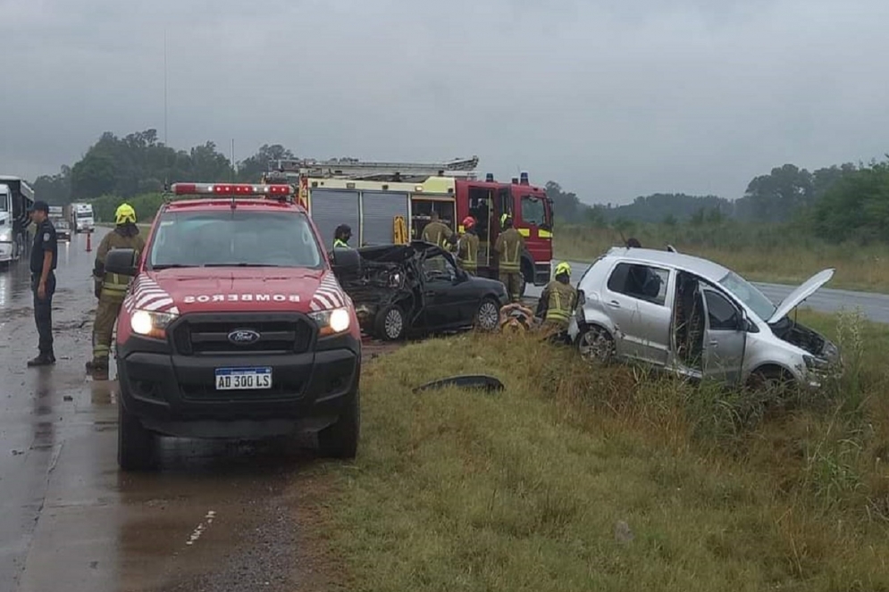 El transito fue interrumpido parcialmente.