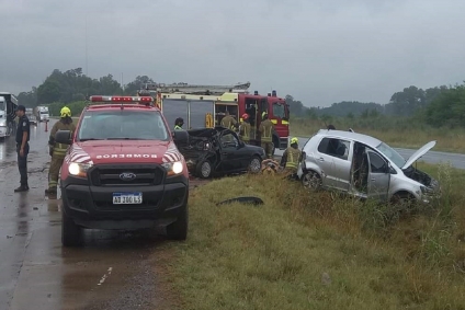 Tres heridos producto de un choque en Ruta 6