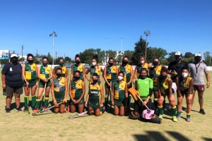 El equipo de Primera División de Las Cañas que enfrentó a EFIL en el predio de Pellegrini.