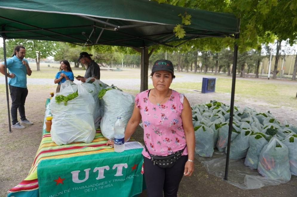 El stand estará este miércoles en el Parque de la Salud.  