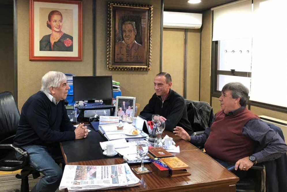 Arrieta junto a Moyano y García. 