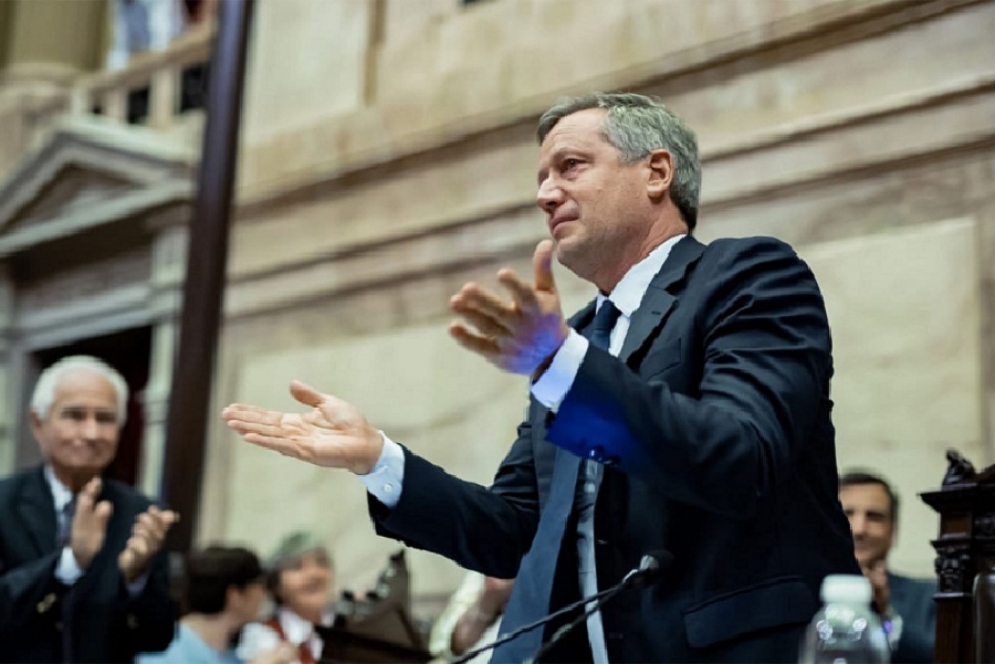 Fue presidente de la Cámara de Diputados de la Nación durante el macrismo y aspira a gobernar la provincia en 2023.