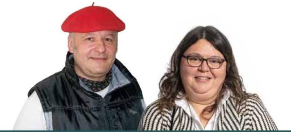 Pablo Olveira y Valeria Medina, referentes del grupo Vecinalista.