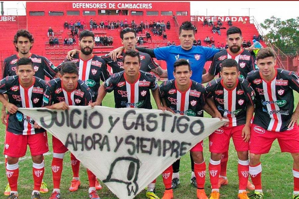 Cañuelas también su mensaje. 