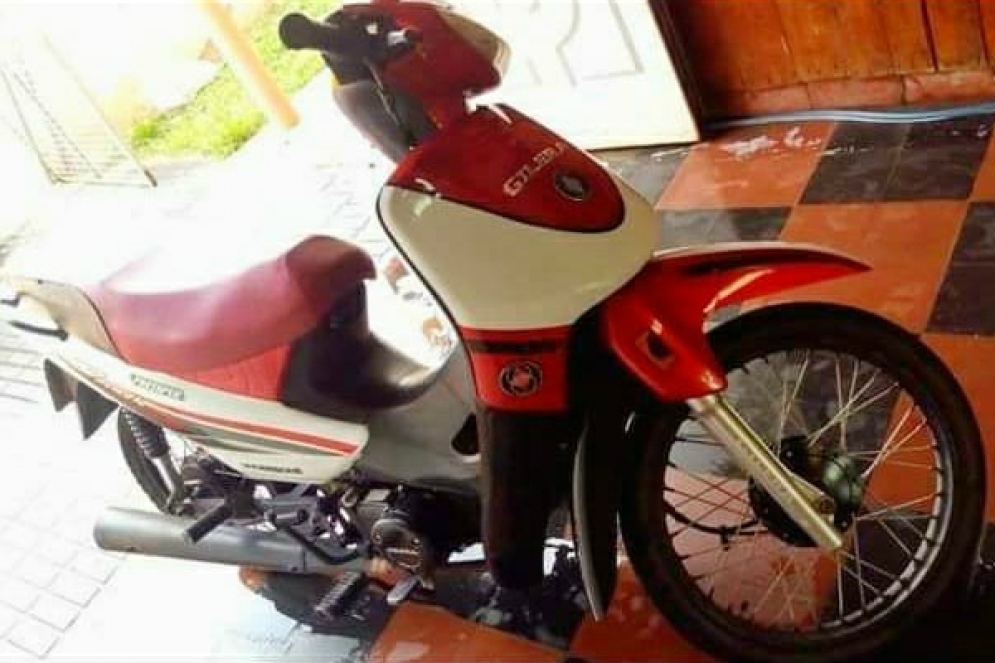 La Gilera robada el domingo.