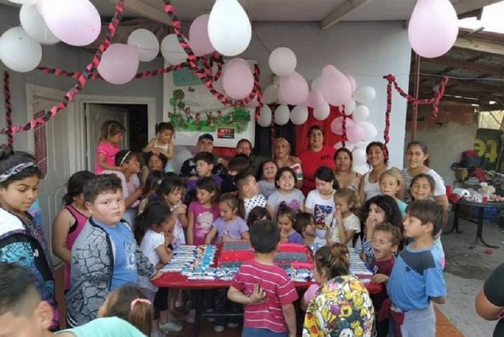 El merendero recibe a más de 100 niñas y niños.