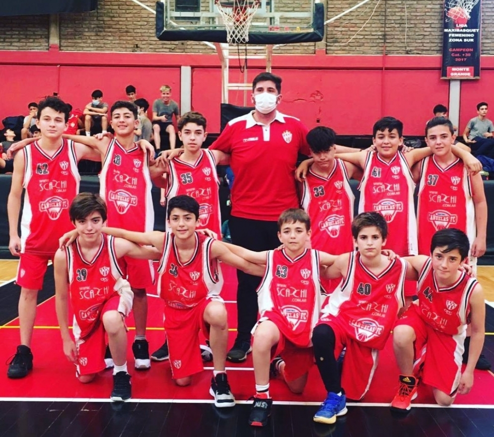 La U13 de CFC en su debut ante C.A.Monte Grande.