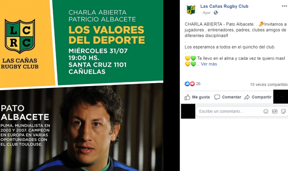 La publicación de Las Cañas. 