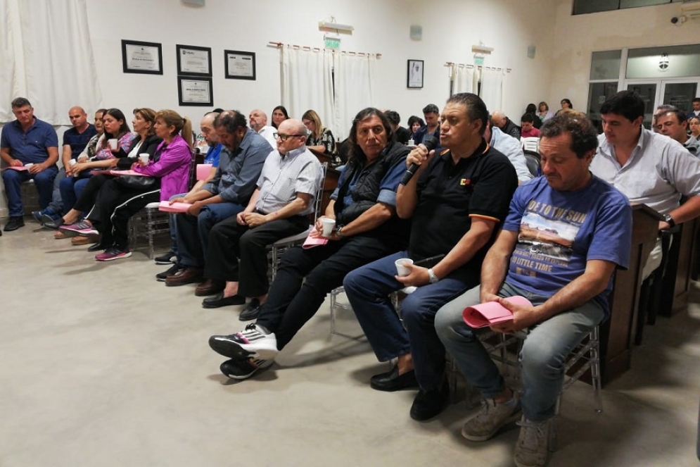 El Honorable Concejo Deliberante reunió a los representantes legislativos y Mayores Contribuyentes.