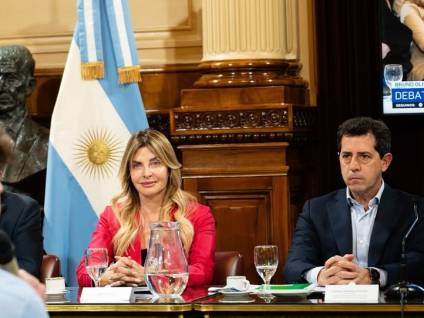 Marisa Fassi dio un discurso sobre la Universidad de la Cuenca del Salado en el Senado de la Nación