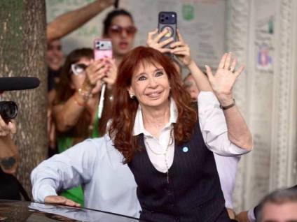 Con la carta de Cristina 