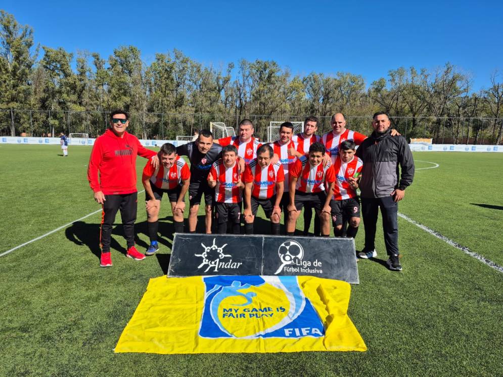 El día del debut, en Ezeiza.
