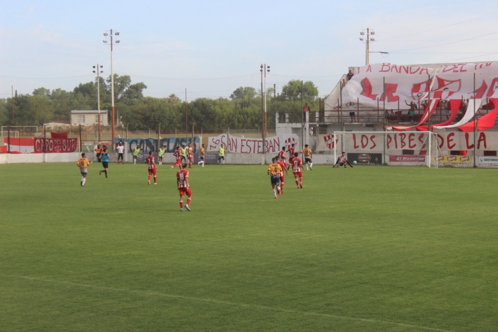 El retrato del gol visitante.