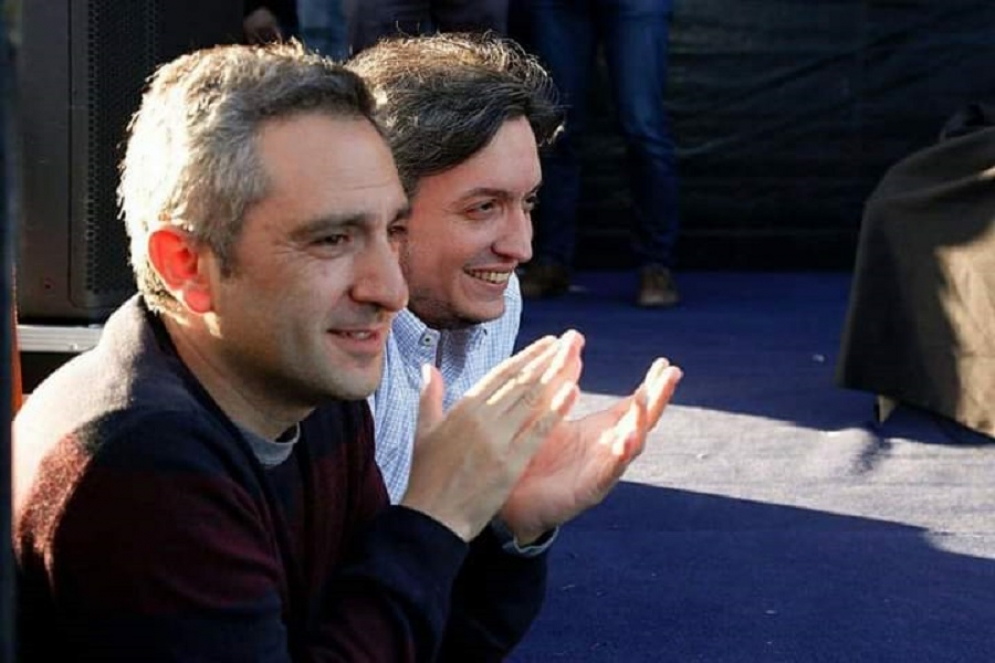 Larroque y Máximo Kirchner.