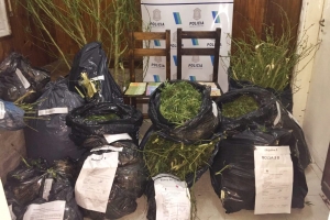 M&aacute;s de 100 kilos de marihuana en la Comisar&iacute;a 2&deg; de M&aacute;ximo Paz.