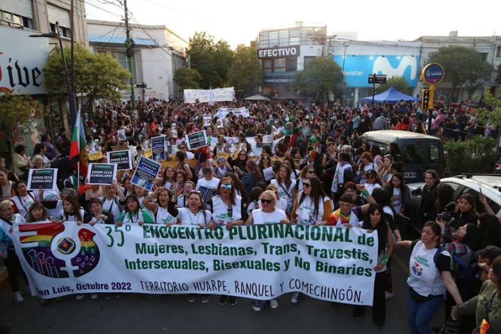 Postal del encuentro realizado en la provincia de San Luis. 