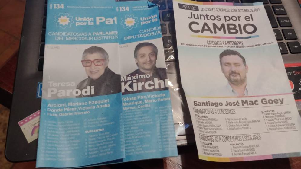 A la propuesta de delivery de boletas se le sumó la alternativa de opciones políticas.