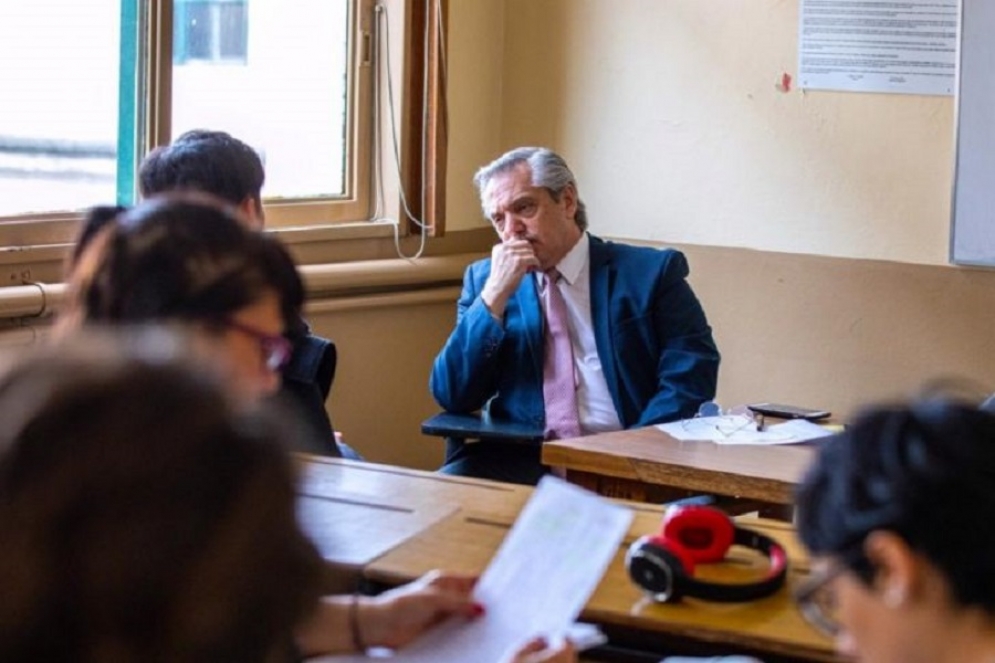 El presidente Alberto Fernández es profesor de Derecho en la UBA.