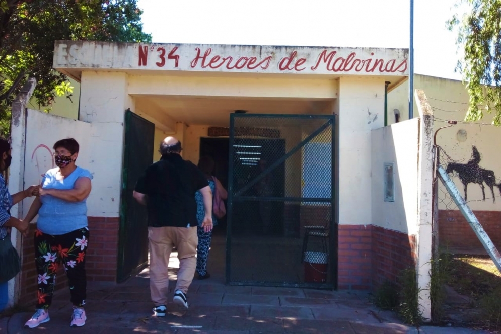 La Escuela Primaria N°34 del barrio Libertad. 