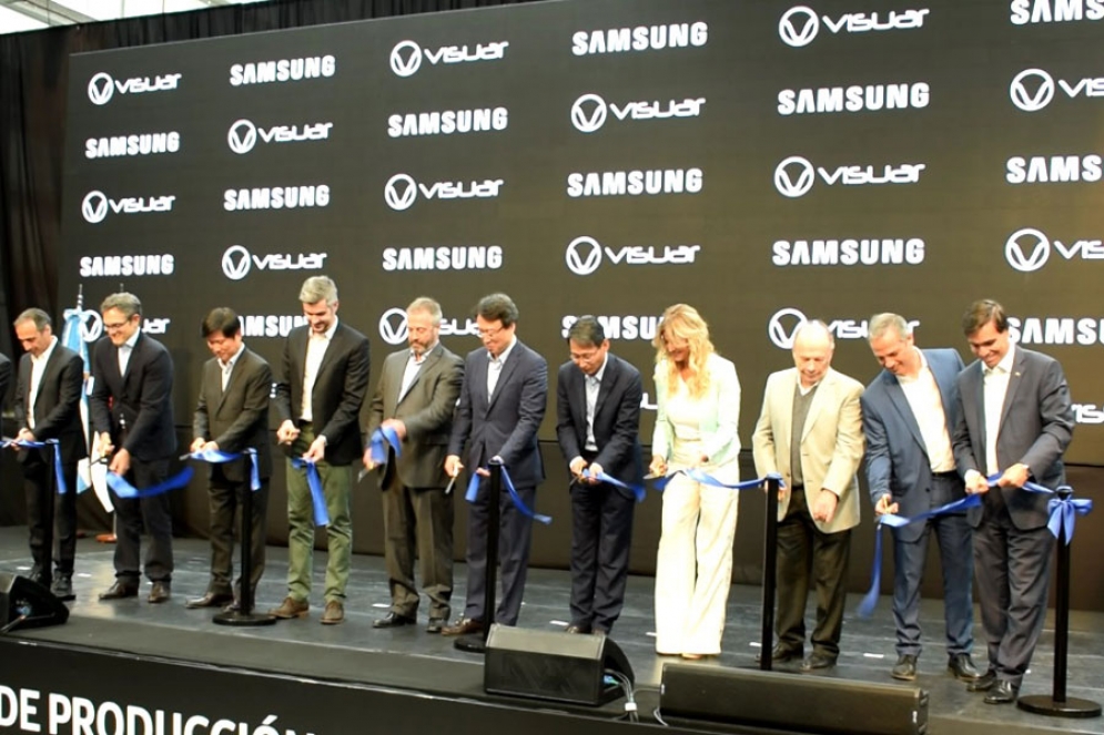 Samsung inauguró su innovadora fábrica de heladeras en Cañuelas