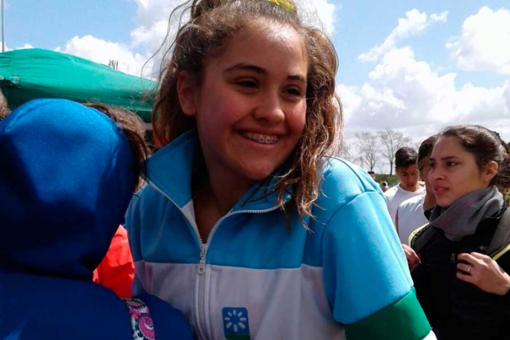 Constanza Avolio se llevó el primer puesto en Lanzamiento de Bala. 