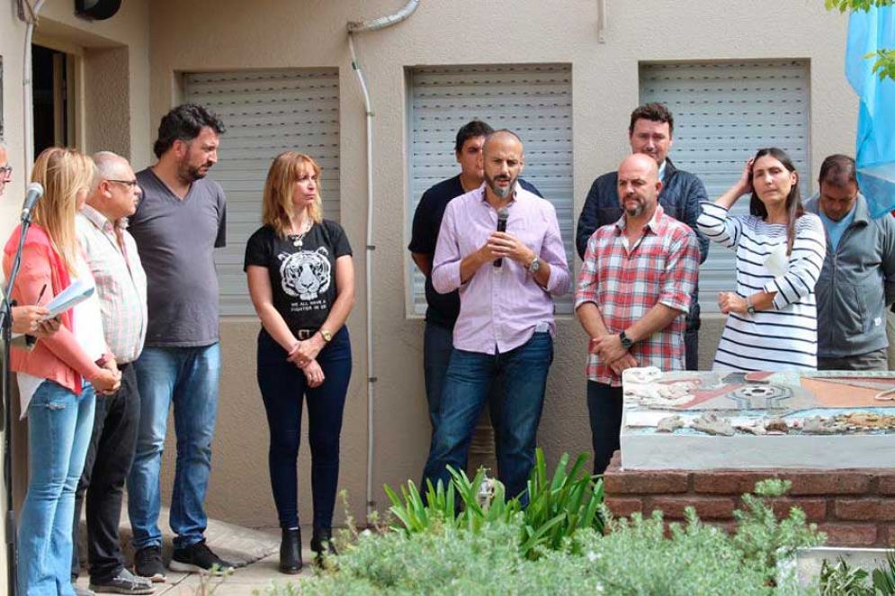 El Presidente del HCD, Maximiliano Mazzanti también habló ante los presentes. 