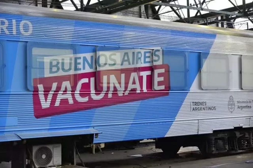 La formación que recorrerá los pueblos de la provincia ya está en Cañuelas.