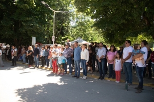 Un sol a pleno acompañó las actividades.