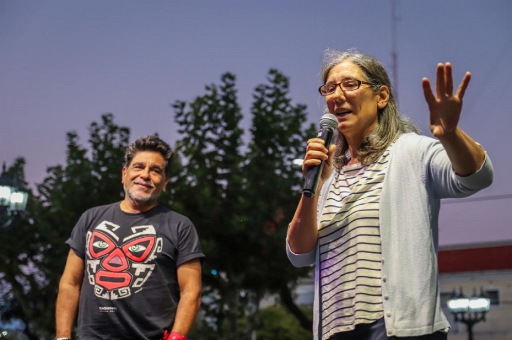 Juan Palomino y Julia Lavatelli.