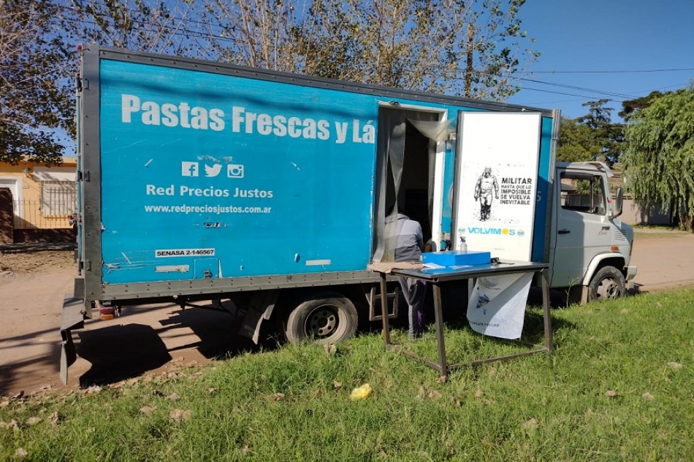 Lácteos y pastas para todos volvió a Cañuelas