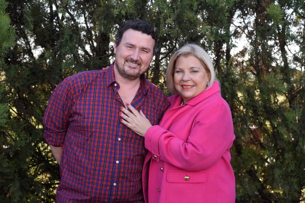 Santiago Mac Goey y Elisa Carrió.