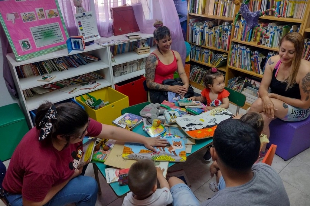 La &quot;Bebeteca&quot; funciona en la localidad de Virrey del Pino.