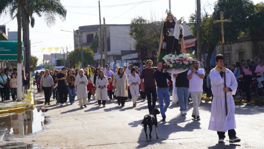 Se realizó la tradicional peregrinación de la Virgen del Carmen