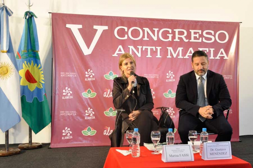 La intendenta Fassi participó del V Congreso Antimafia