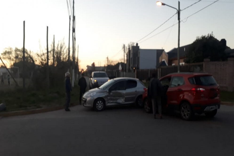 Uno de los choques tuvo lugar en Basavilbaso y Azcuenaga.