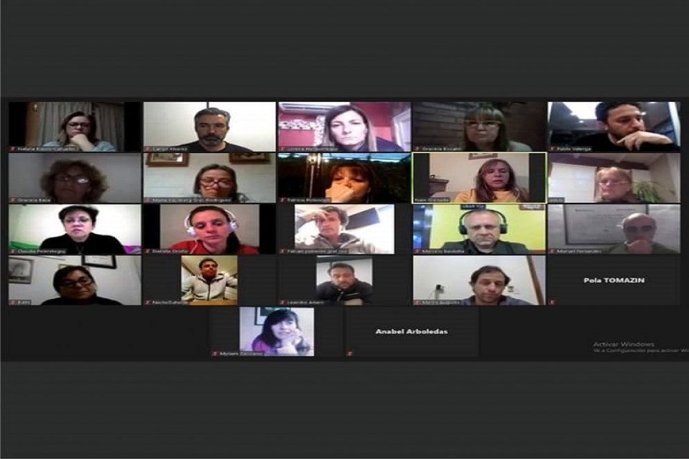 La reunión de dio bajo la modalidad virtual.
